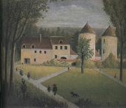 Henri Rousseau The Promenade to the Manor oil painting reproduction